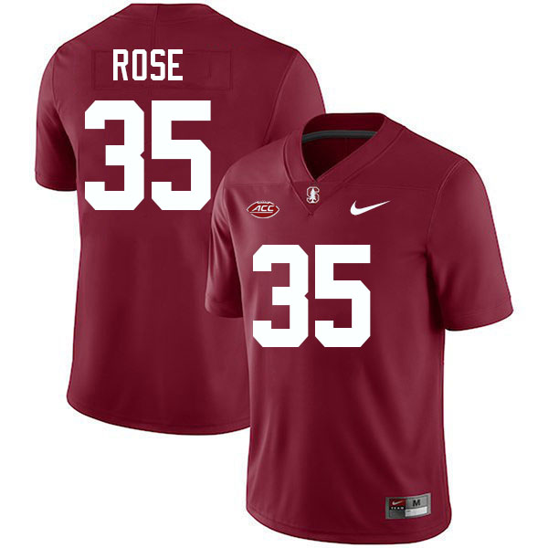 #35 Matt Rose Stanford Cardinal College Football Jerseys Stitched-Cardinal #35 Matt Rose Stanford Cardinal College Football Jerseys Stitched-Cardinal